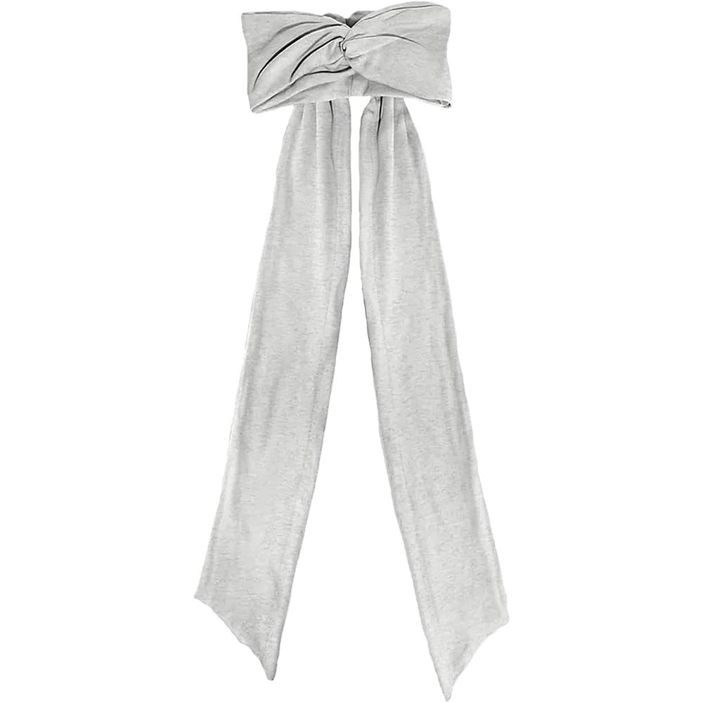 Bow Shaped Heatless Curling Headband with Flexible Styling Wires