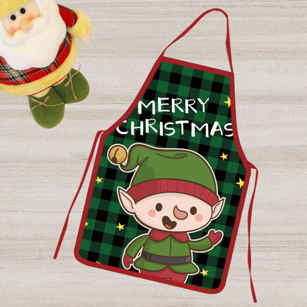 70x50CM Christmas Apron Funny XMAS Cooking Chef Costume