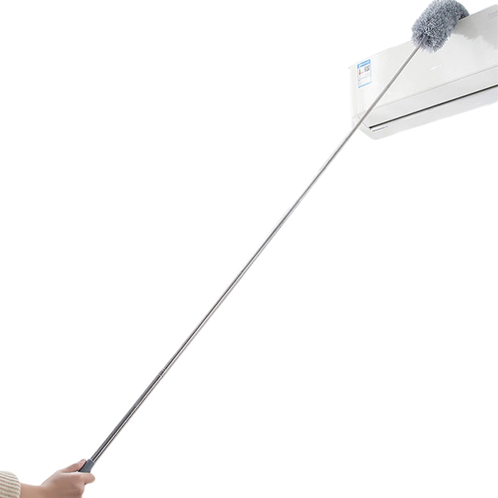Telescopic Microfiber Ceiling Fan Duster with Bendable Head 250cm Extendable Handle