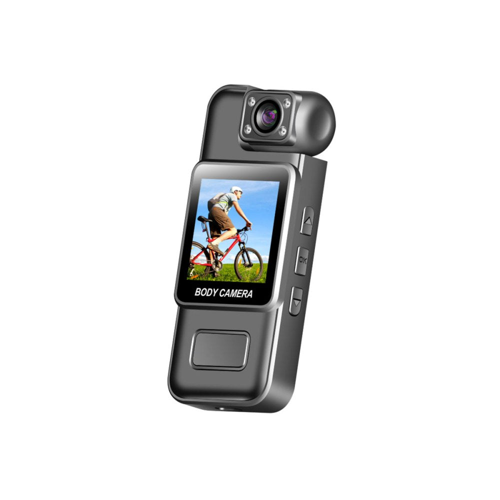 Mini Body Cam with 180° Rotating Lens and and Video Recording and 32 GB Card