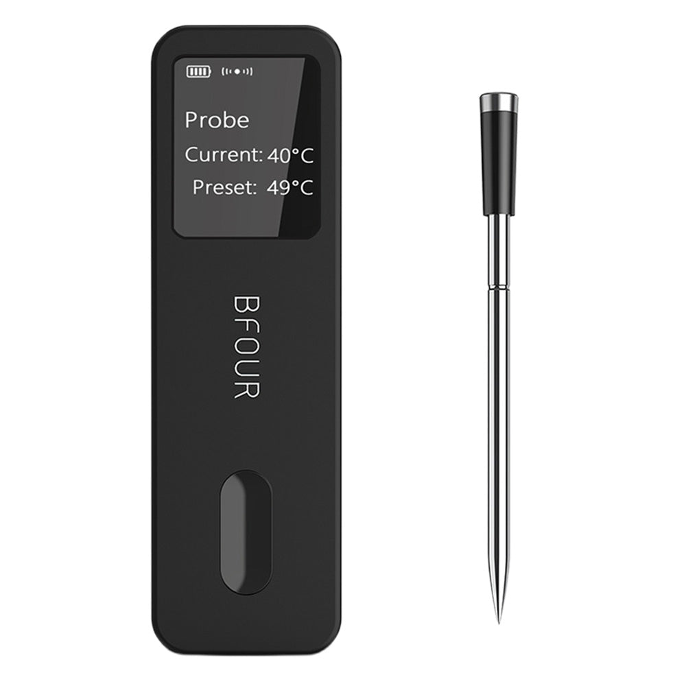Wireless Digital Meat Thermometer for Grilling with iOS & Android Read App