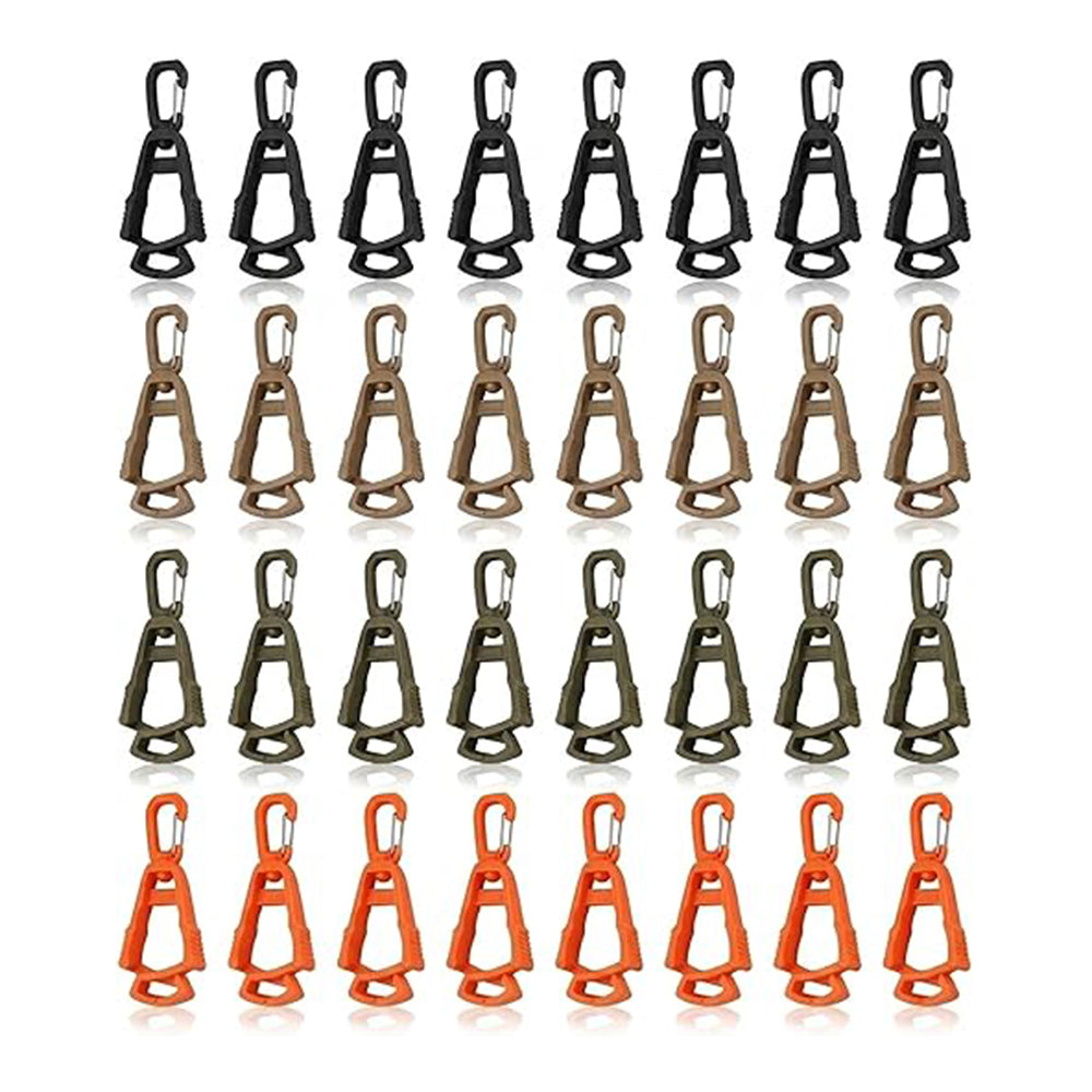 32 Pcs Glove Clips for Work Glove Holders Glove Keeper for Belt