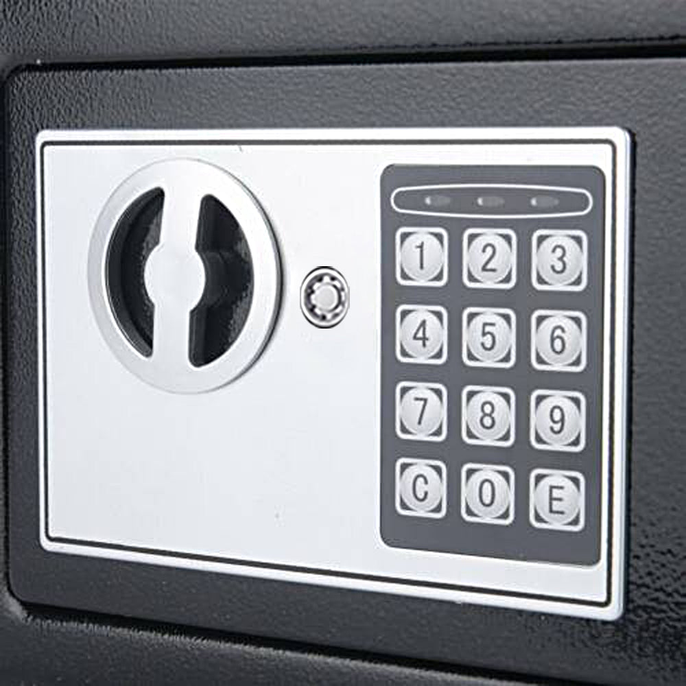Small Security Box Electronic Digital Lock Box for Cash Deposit-Without deposit slot