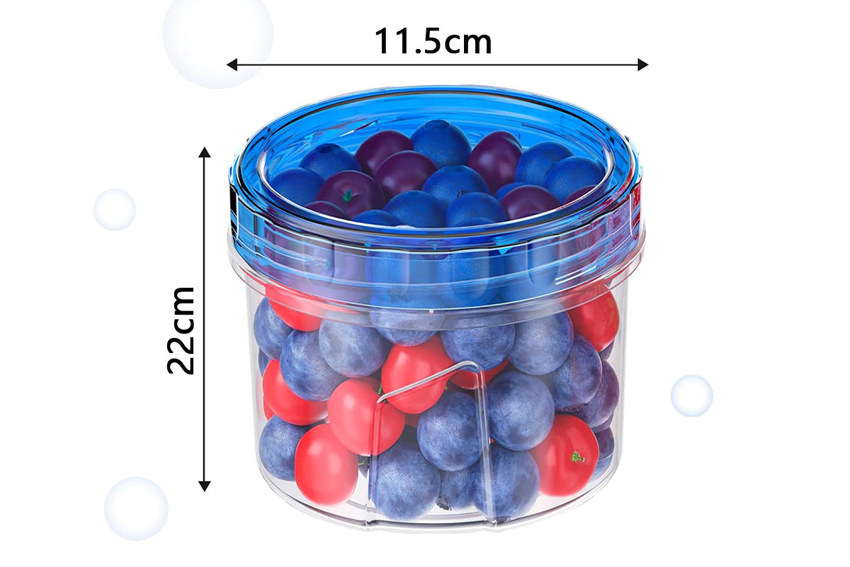 6PCS 500ml Food Storage Containers Microwave and Freezer Safe Reusable Meal Prep Boxes