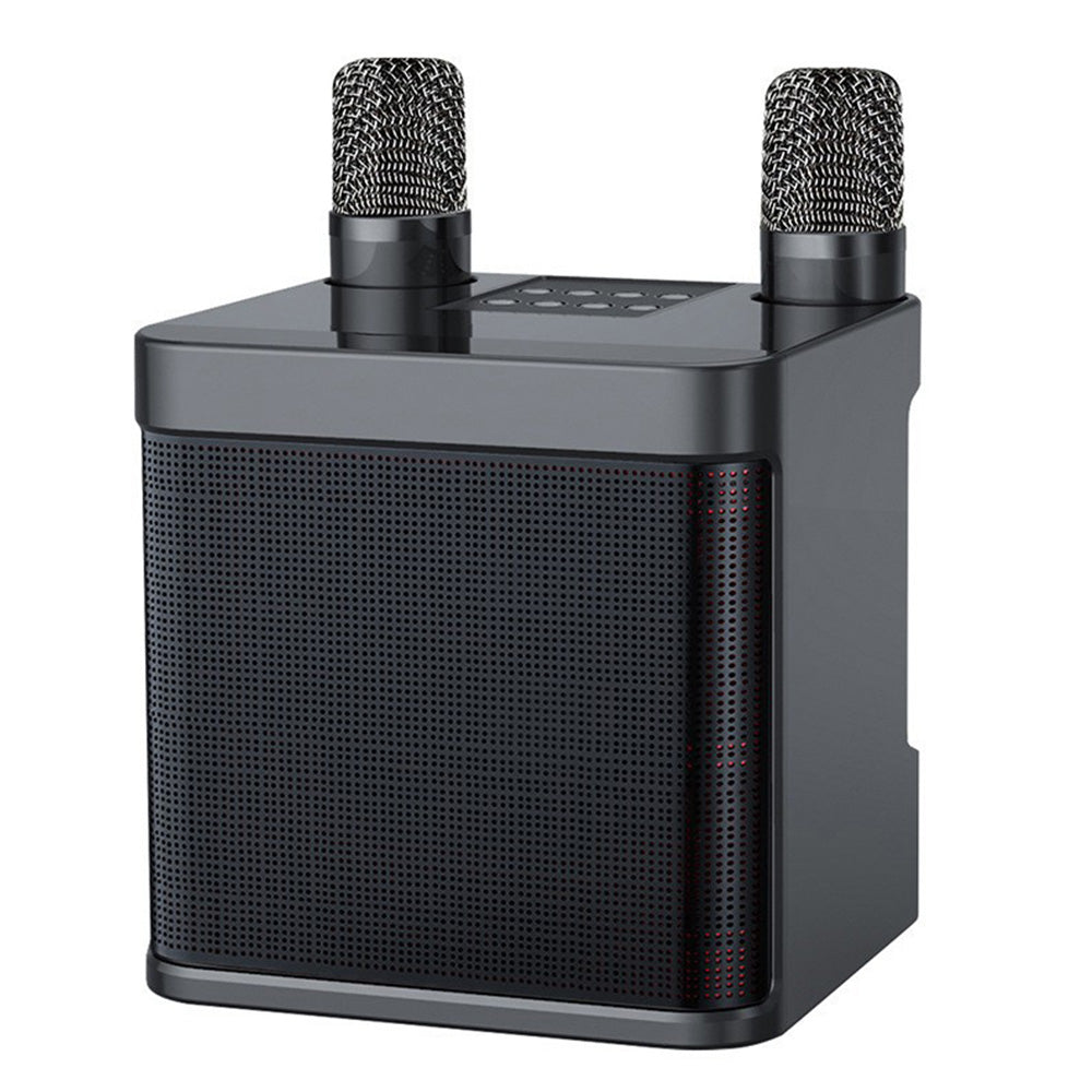 Wireless Bluetooth Speaker KTV Home Karaoke Singing Machine with Dual Microphones