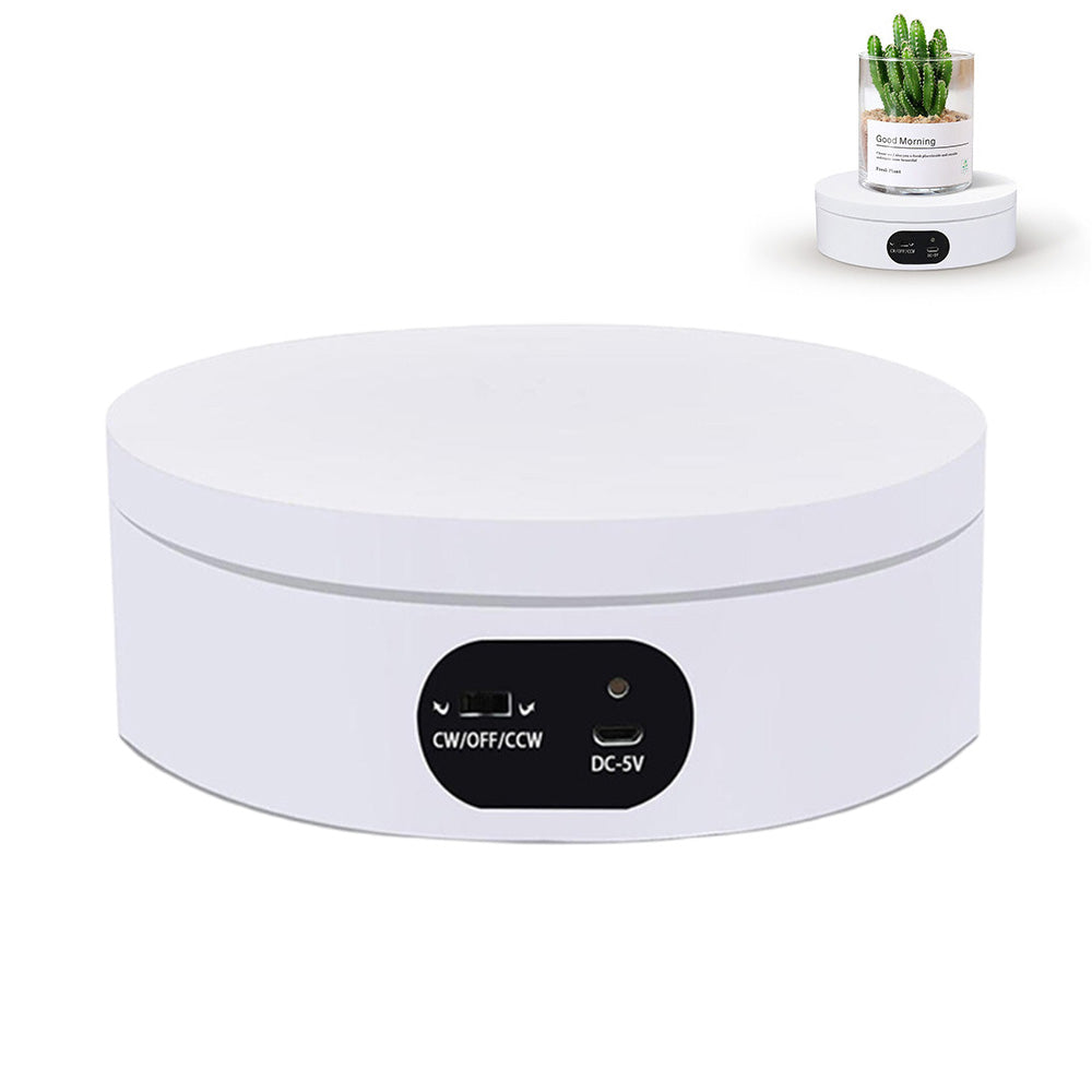 Motorized Rotating Display Stand Turner Cup Platform for Epoxy Glitter Tumbler 360 Degree Rotating Turntable Base
