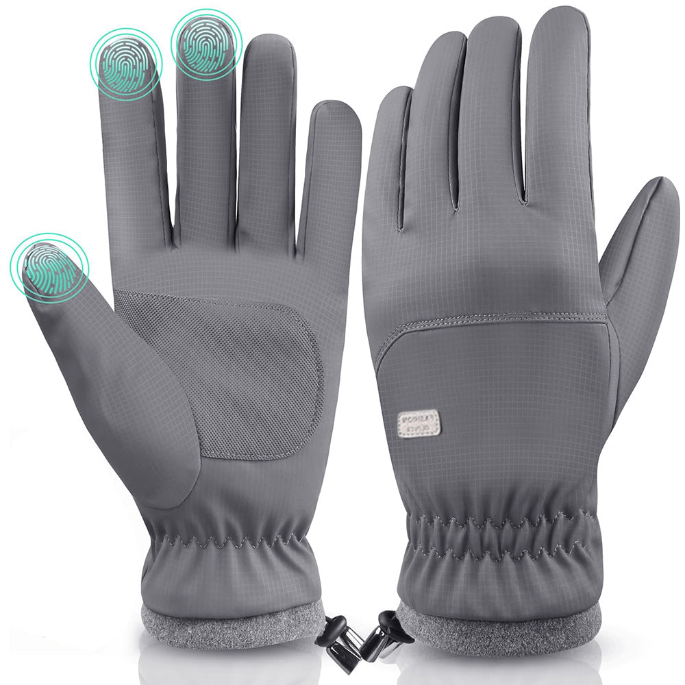 Winter Water Repellent Ski Snow Warm Gloves with Touchscreen Fingers