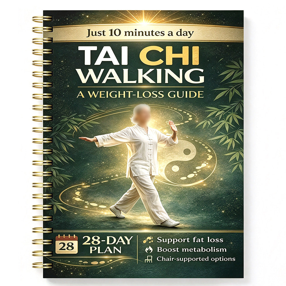 28-Day Tai Chi Spiral Planner Practice Log for Seniors and Beginners