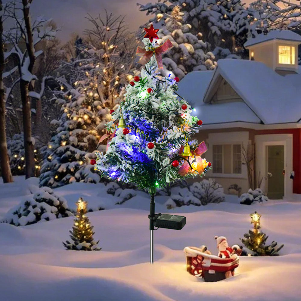 85cm Solar Christmas Tree Light Decoration Outdoor Solar Powered Christmas Yard Stake Light
