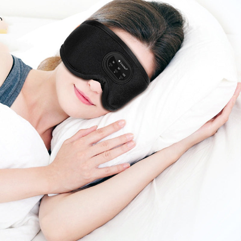White Noise Sleep Mask Wireless 5.2 Bluetooth Sleep Headphones