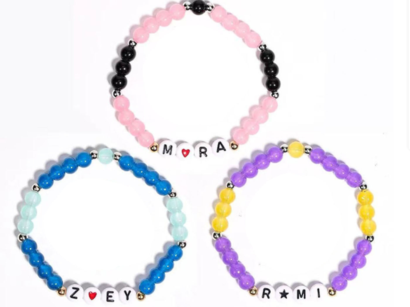 K-Pop Inspired Merch Bracelets Set Costume Accessories Friendship Jewelry