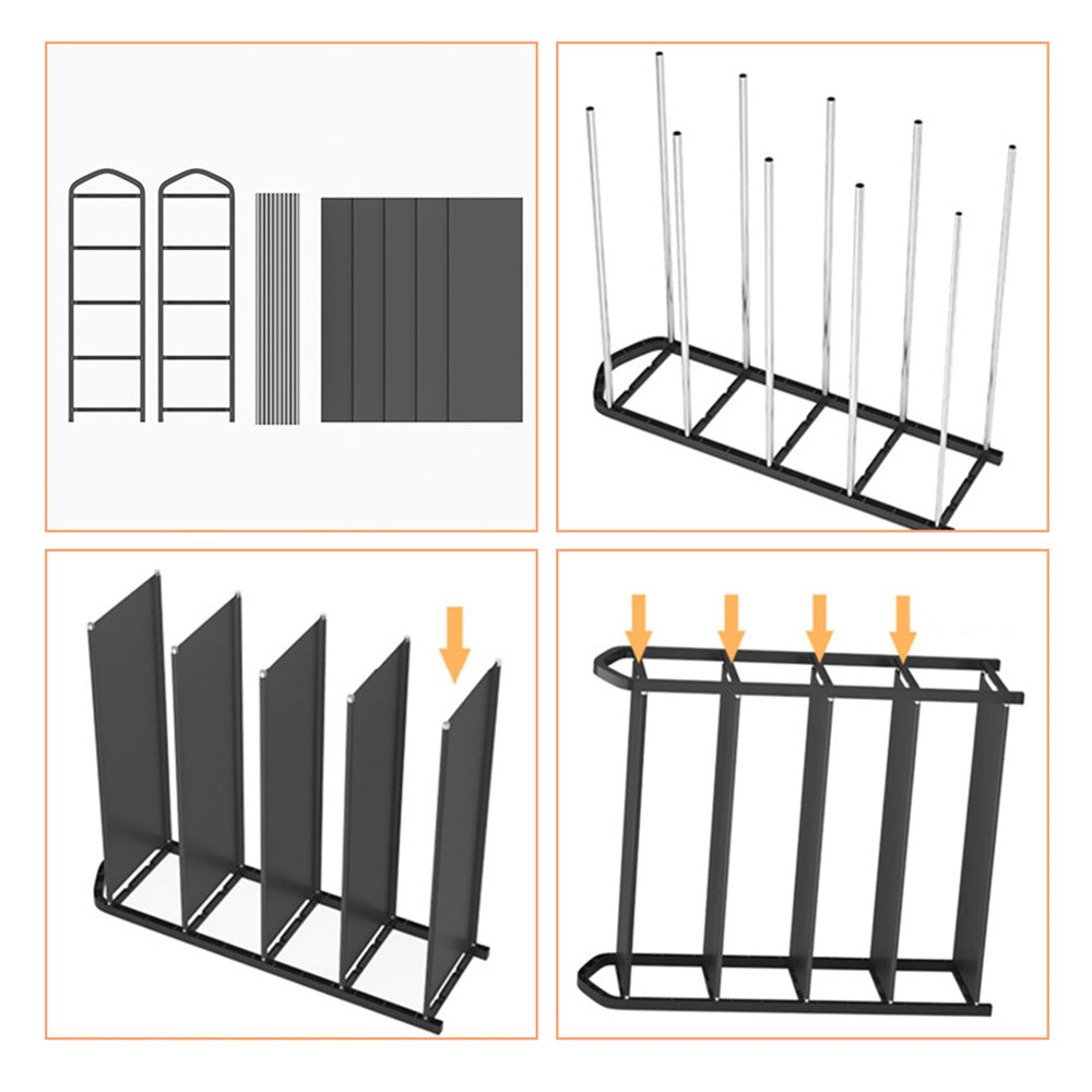 3/4 Tiers Non-Woven Fabric Shoes Storage Rack