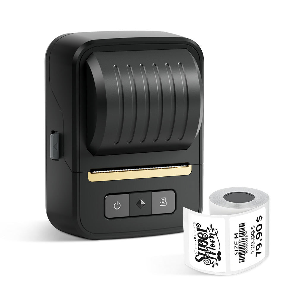 Bluetooth Label Maker Machine With Tape Inkless Labeler Sticker Printer