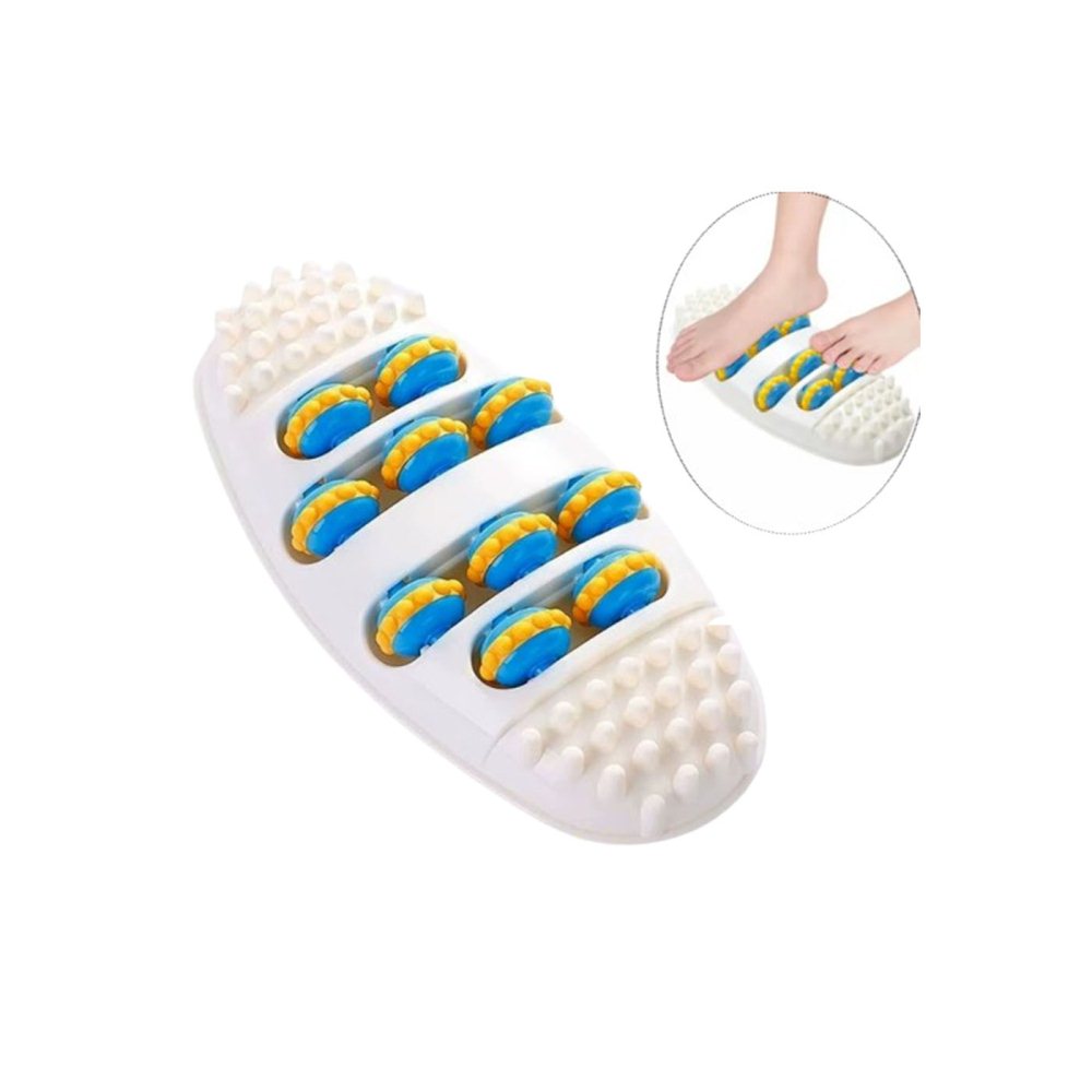 2Pcs Elliptical Foot Massagers Roller Press Foot Finger Press Plates