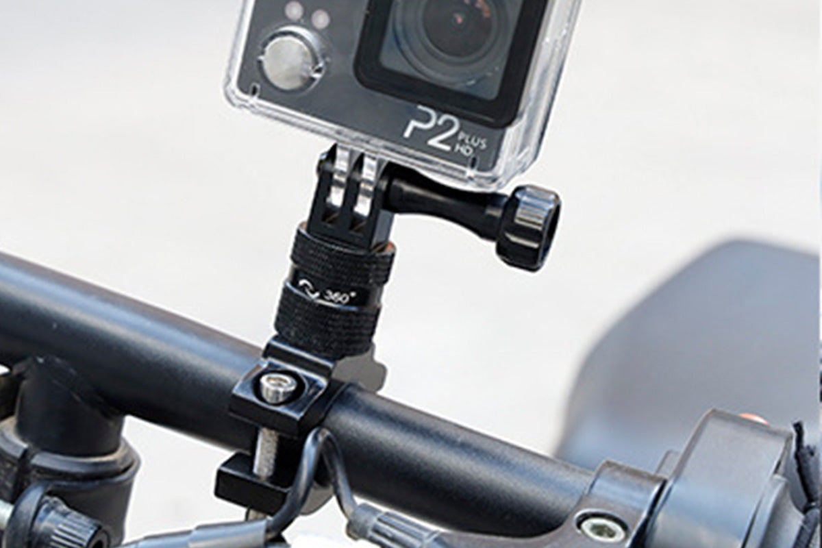 Aluminum Bike Handlebar Mount 360-degree Bicycle Mount for GoPro Hero 13 12 11