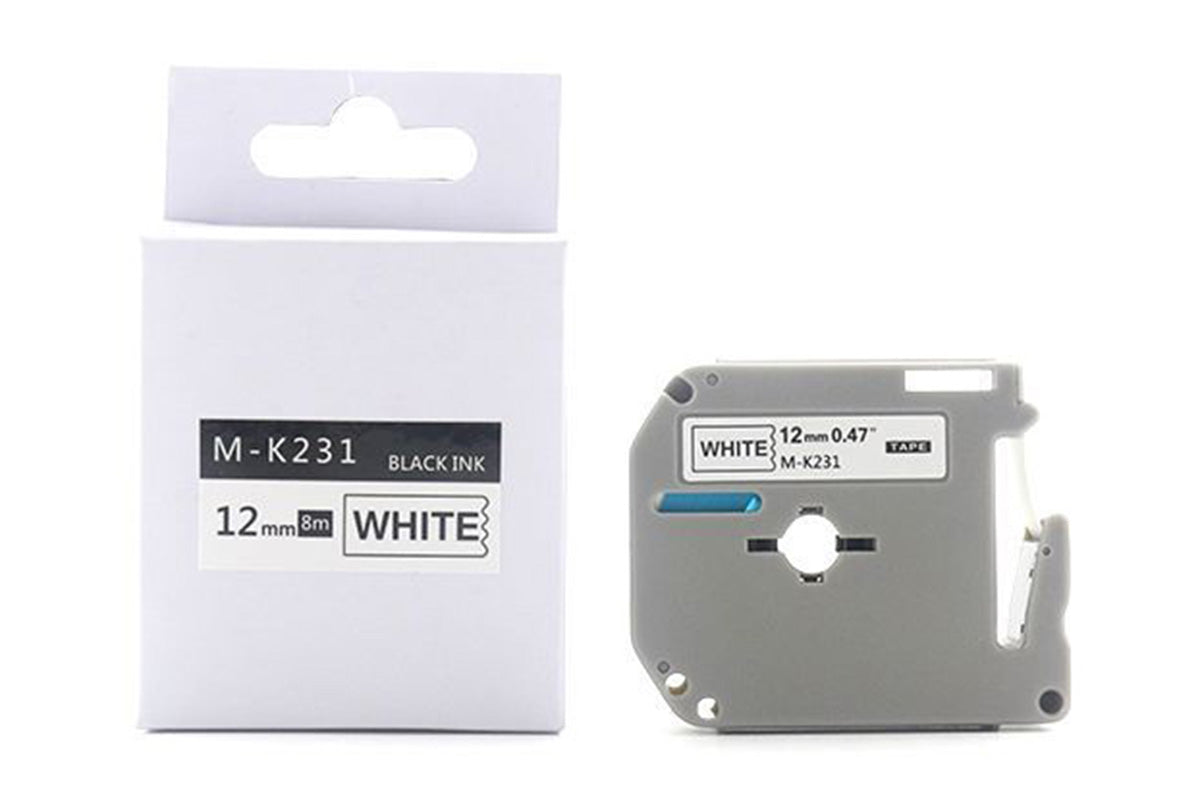 12mm Label Tape Replace for Brother Label Makers MK231