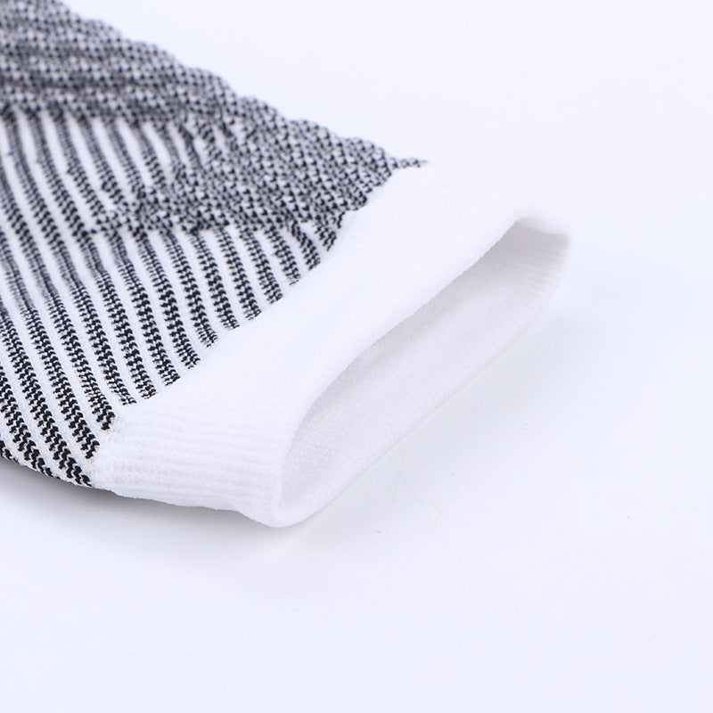 4 Pairs Plantar Fasciitis Socks White