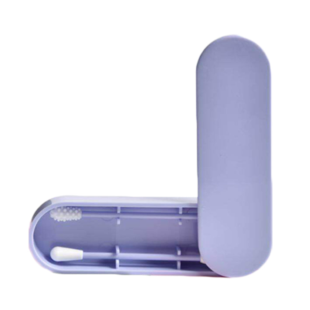 2Pcs double Heads Reusable Washable Silicone Swabs for Ear Cleaning