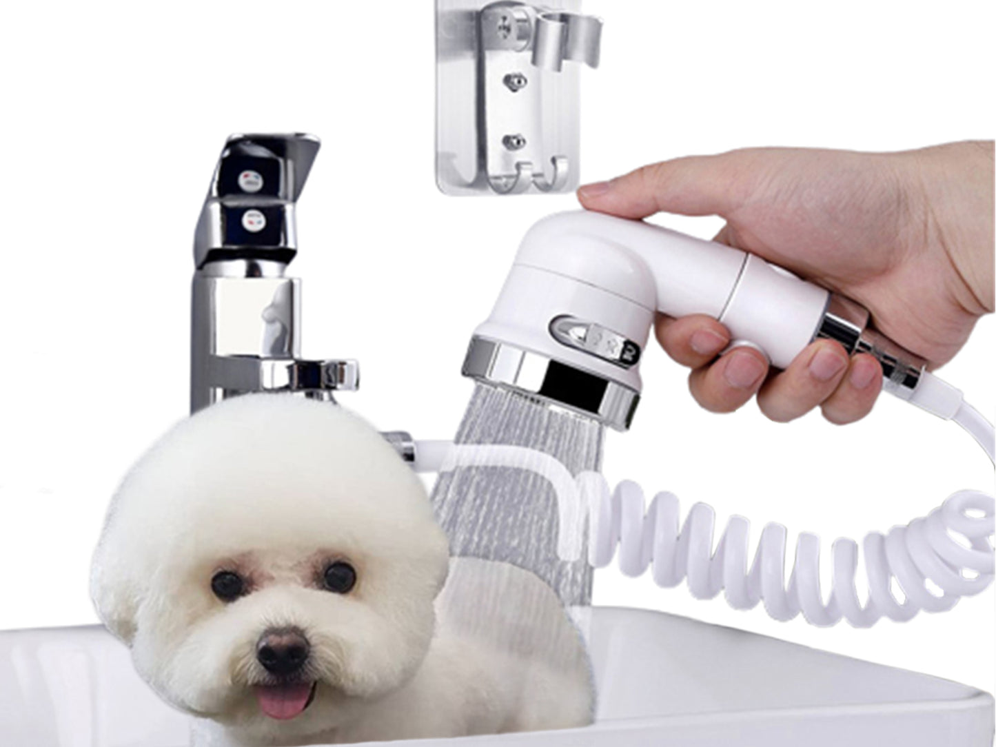 3 Modes Sink Faucet Sprayer Attachment for Pet Bathing Kitchen