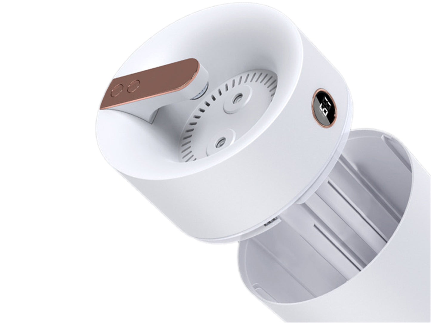 Double Spraying Humidifier with Humidity Monitor and 3L Water Tank