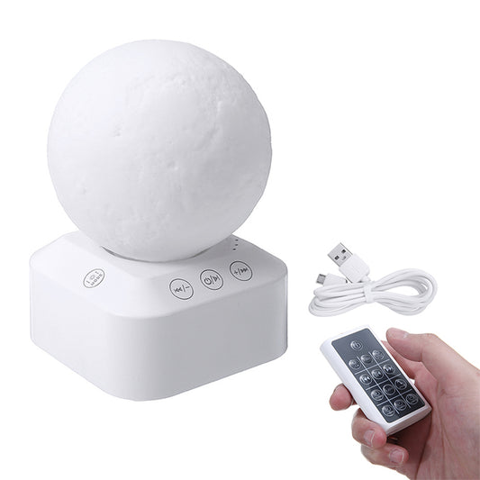 White Noise Sound Machine Remote Control Moon Lamp