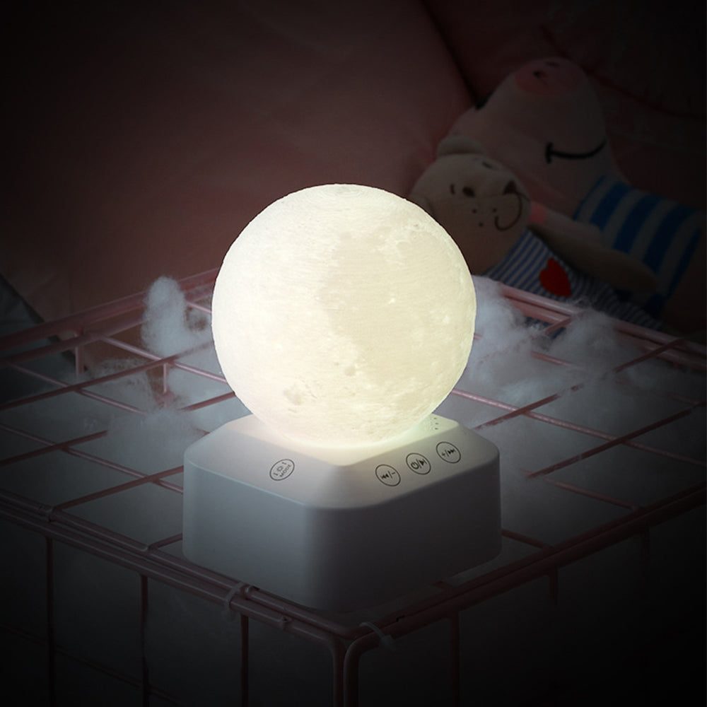 White Noise Sound Machine Remote Control Moon Lamp