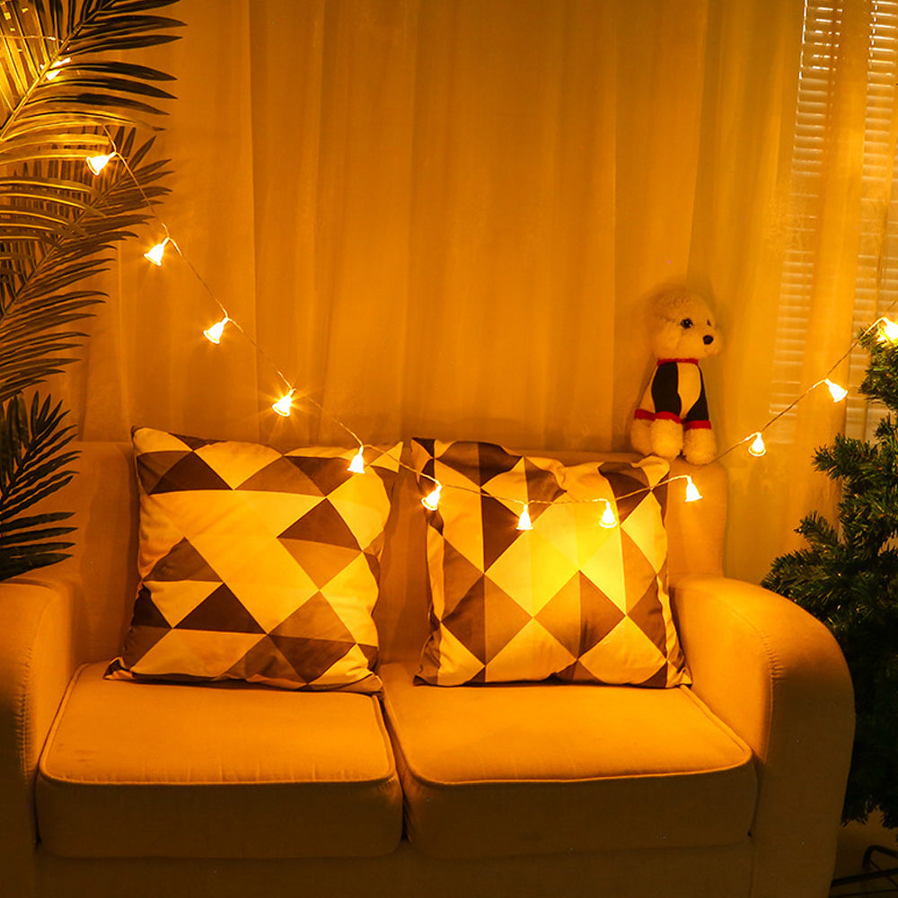 20LEDs Battery Operated Christmas Bells LED String Light