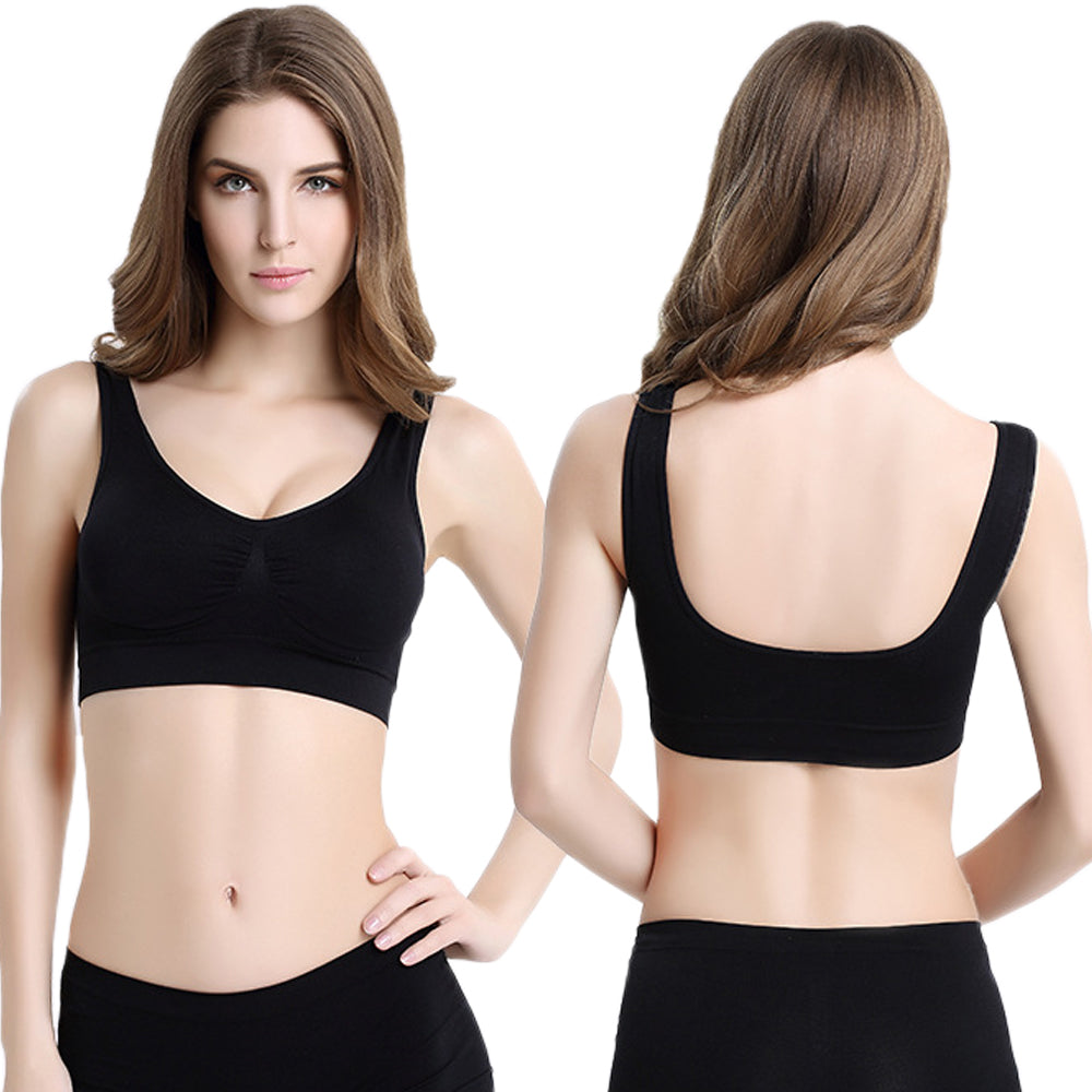 Womens Seamless Comfortable Yoga Sports Lace Bras