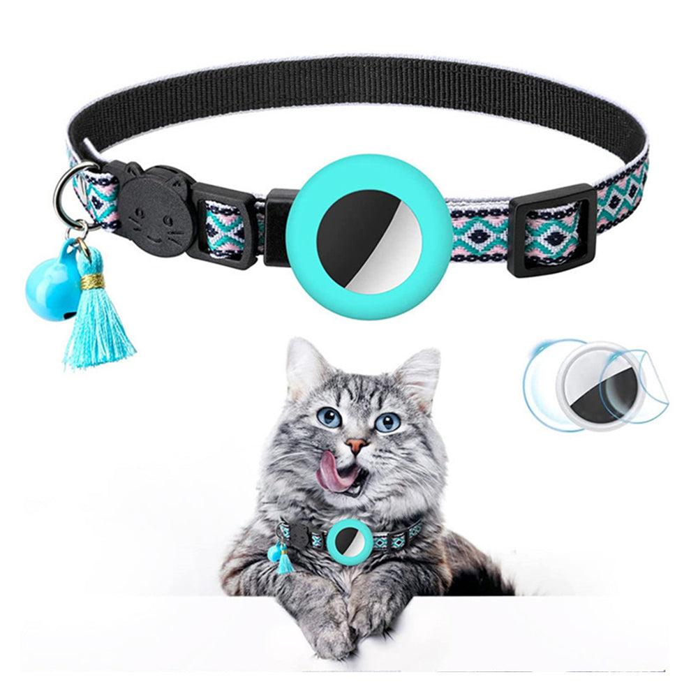 Pet Cat Collar with Airtag Holder