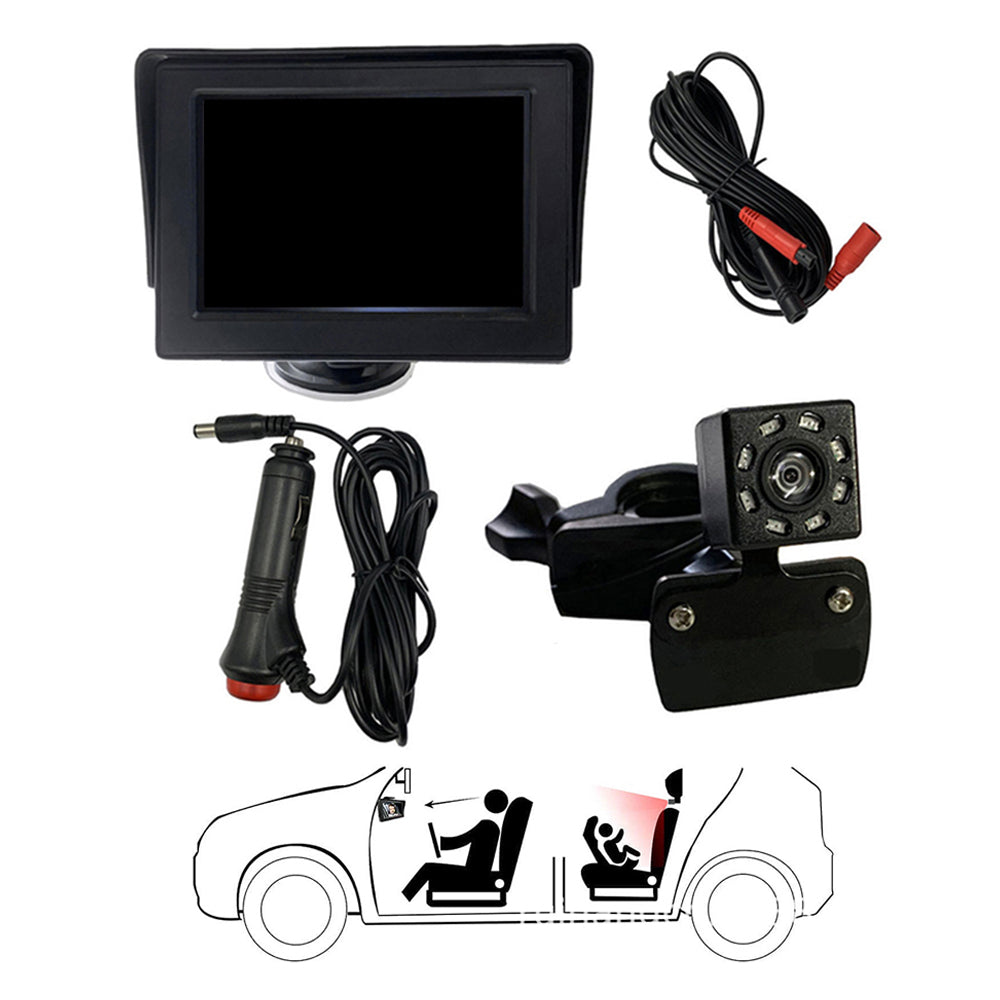 720P HD Car Seat Rear Monitor Camera
