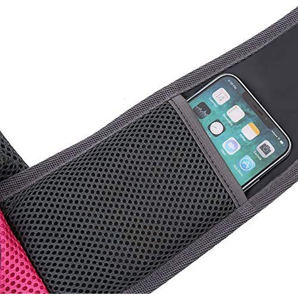 Pet Sling Carrier Bag with Phone Holder Cat Carrier Dog Carrier-Red