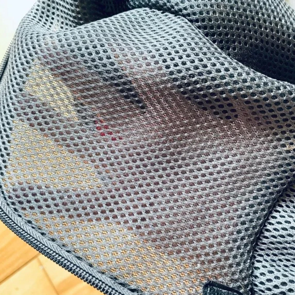 Pet Sling Carrier Bag with Phone Holder Cat Carrier Dog Carrier-Red