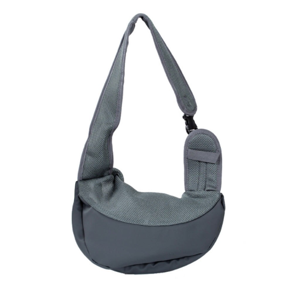 Pet Sling Carrier Bag with Phone Holder Cat Carrier Dog Carrier-Red