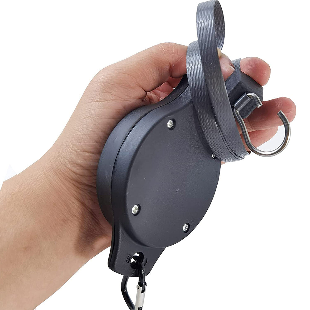 2Pcs Plant Hanger Flower Pulley Hook Hanging Retractable Garden Plant