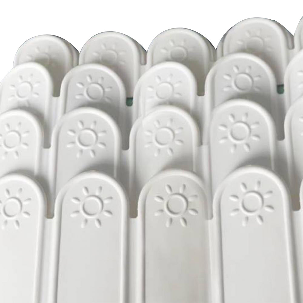10Pcs Plastic Garden Landscape Edging Fences