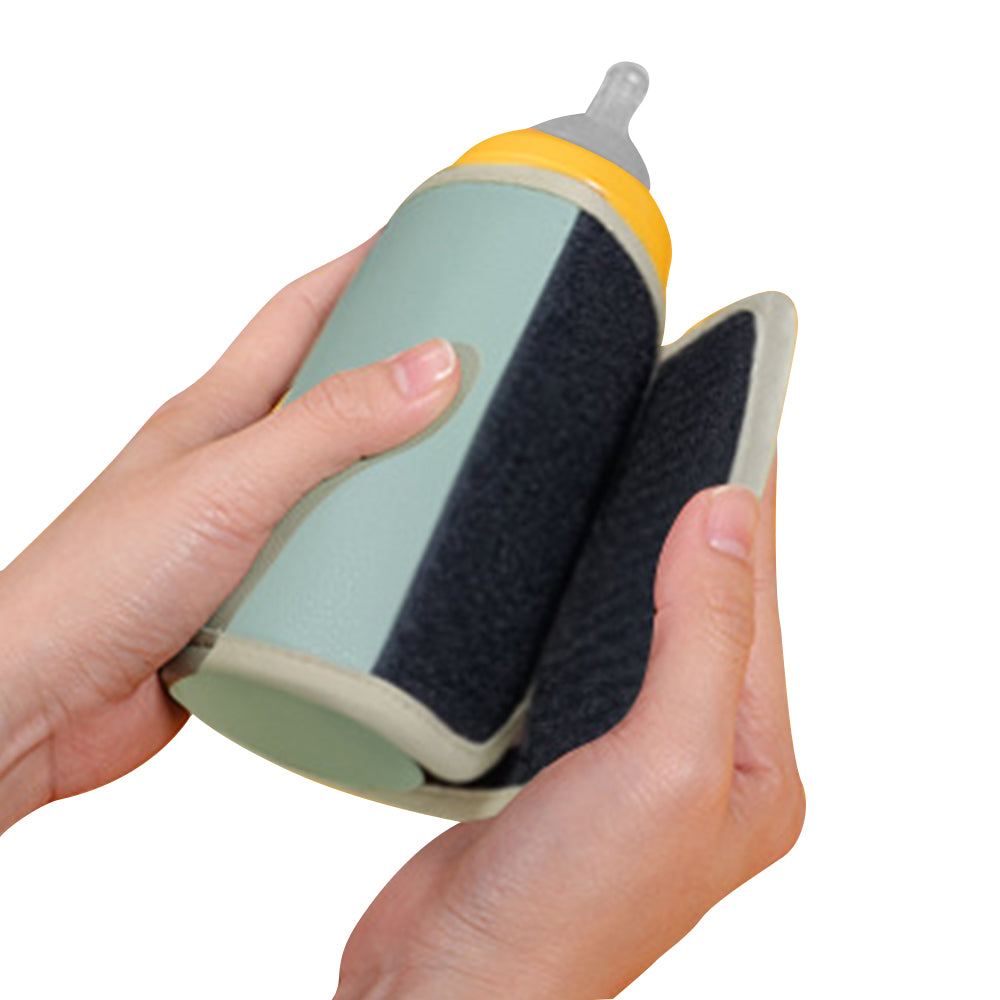 USB Digital Display Kids Travel Milk Warmer Bottle with 5-Speed Temperature