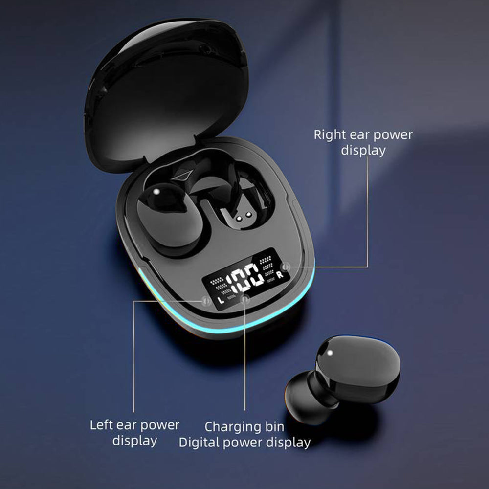 Wireless Bluetooth 5.0 Headphones In-Ear Earphones with Digital Display
