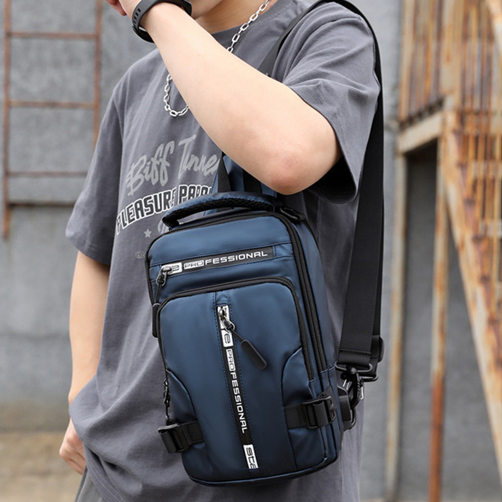 Men's Anti-theft Sling Cross-body Backpack