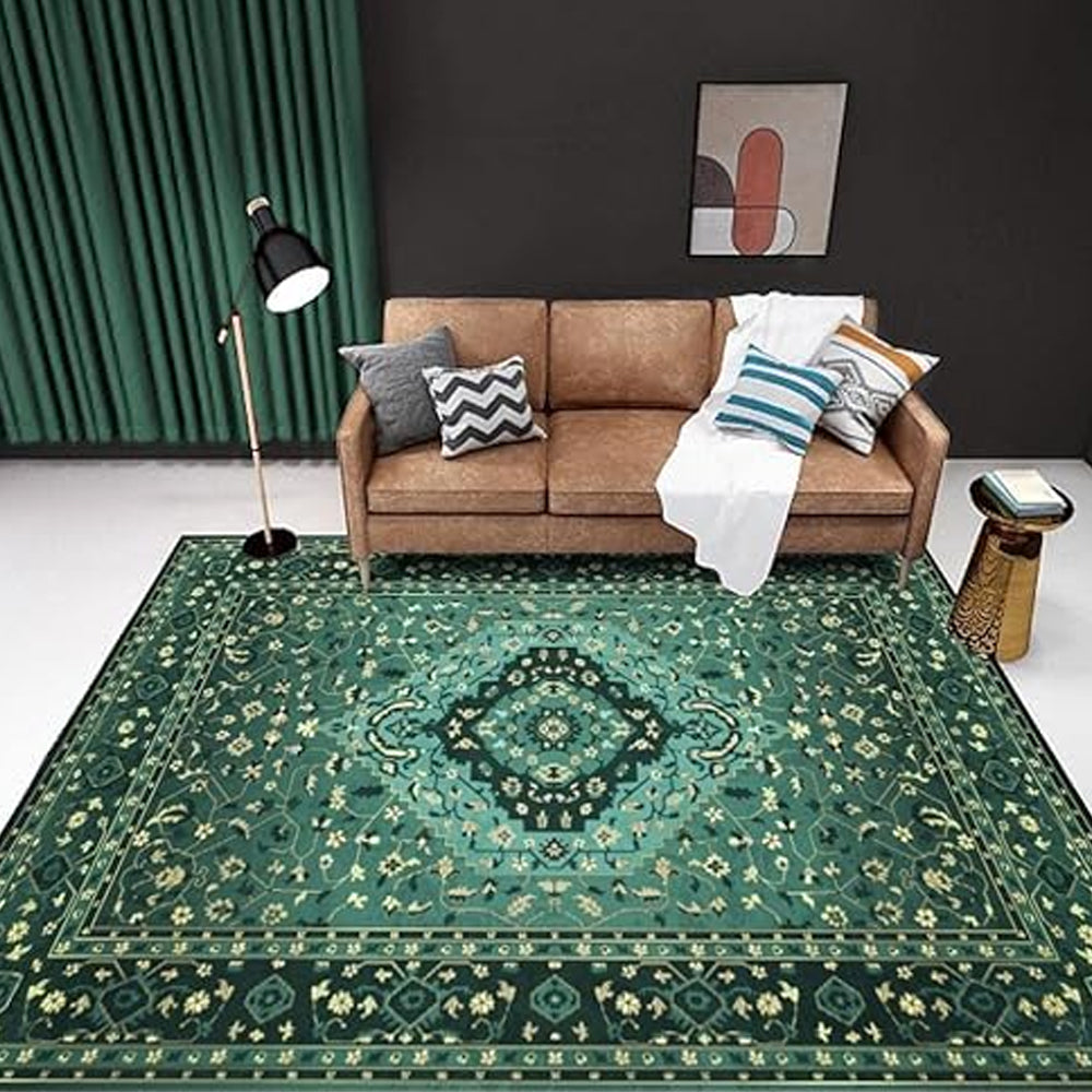 Bohemian Rug Floor Protector Mat Non-Slip Carpet Vintage Rugs for Home Decoration