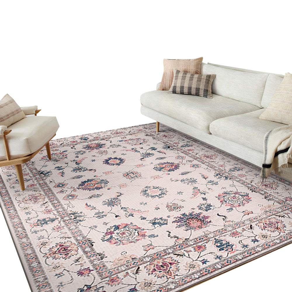 Bohemian Rug Floor Protector Mat Non-Slip Carpet Vintage Rugs for Home Decoration