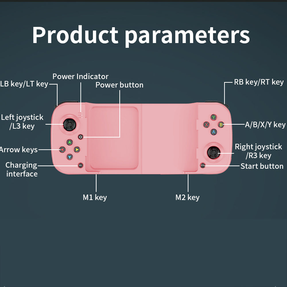 Wireless Mobile Phone Gamepad Bluetooth 5.0 Game Controller