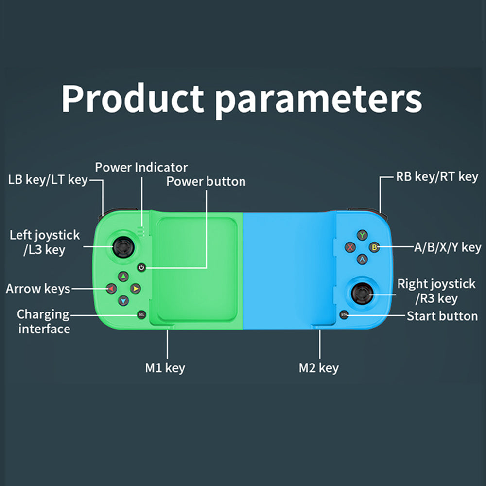 Wireless Mobile Phone Gamepad Bluetooth 5.0 Game Controller