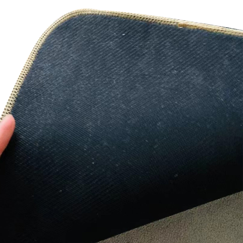 40x60cm Linen Entrance Door Mat Kitchen Non-Slip Rubber Mat-Leaves