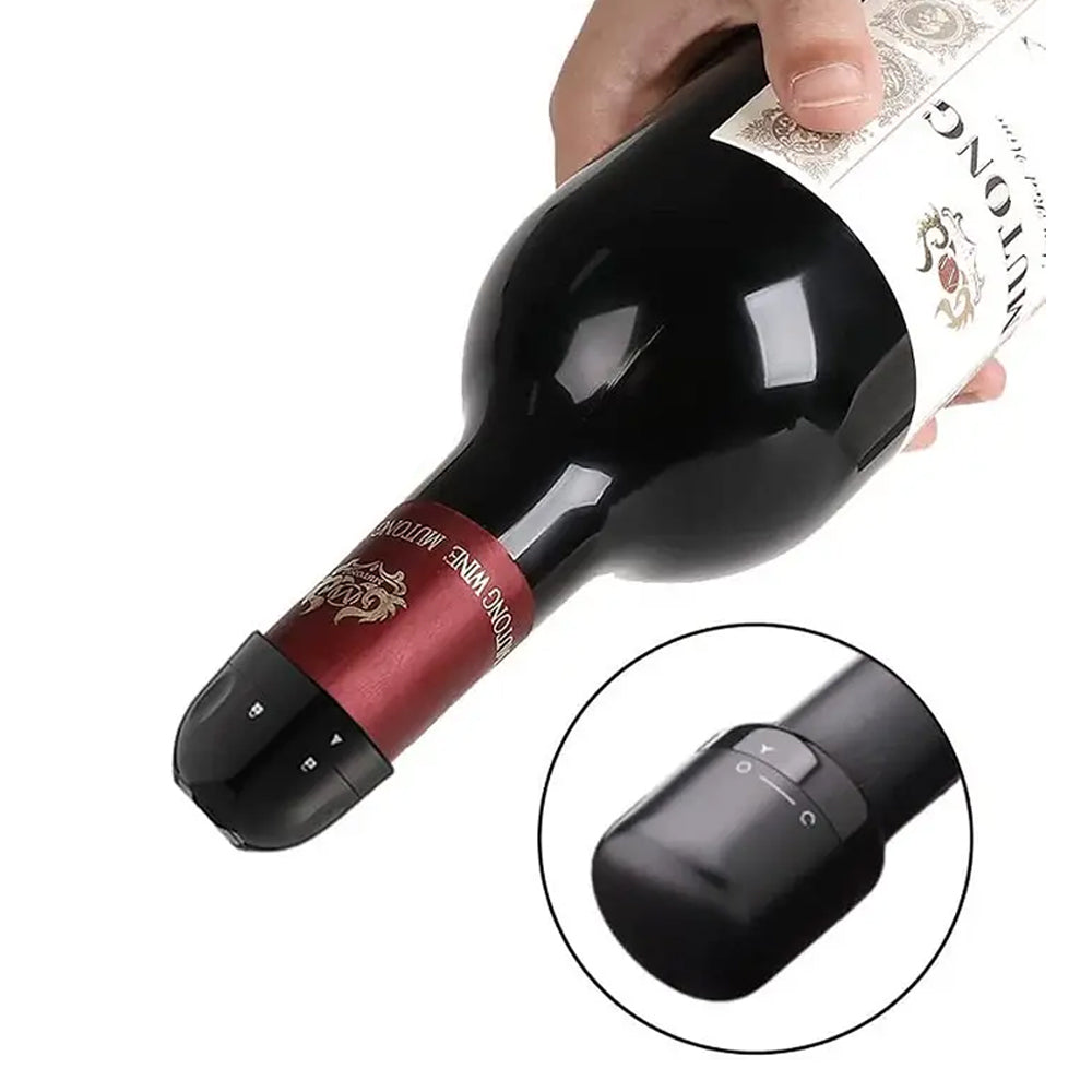2Pcs Wine and Champagne Bottle Stopper Cap