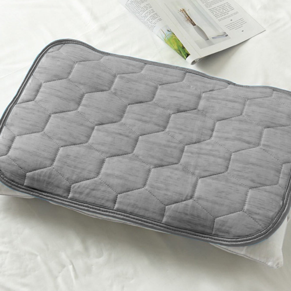 2Pcs Breathable Pillow Towel and Pillowcase with Envelope Closure