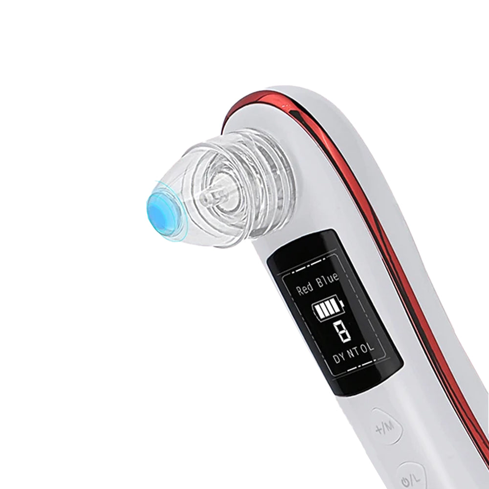 Electric Blackhead Remover Vacuum 6 Suction Heads Face Pore Cleaner