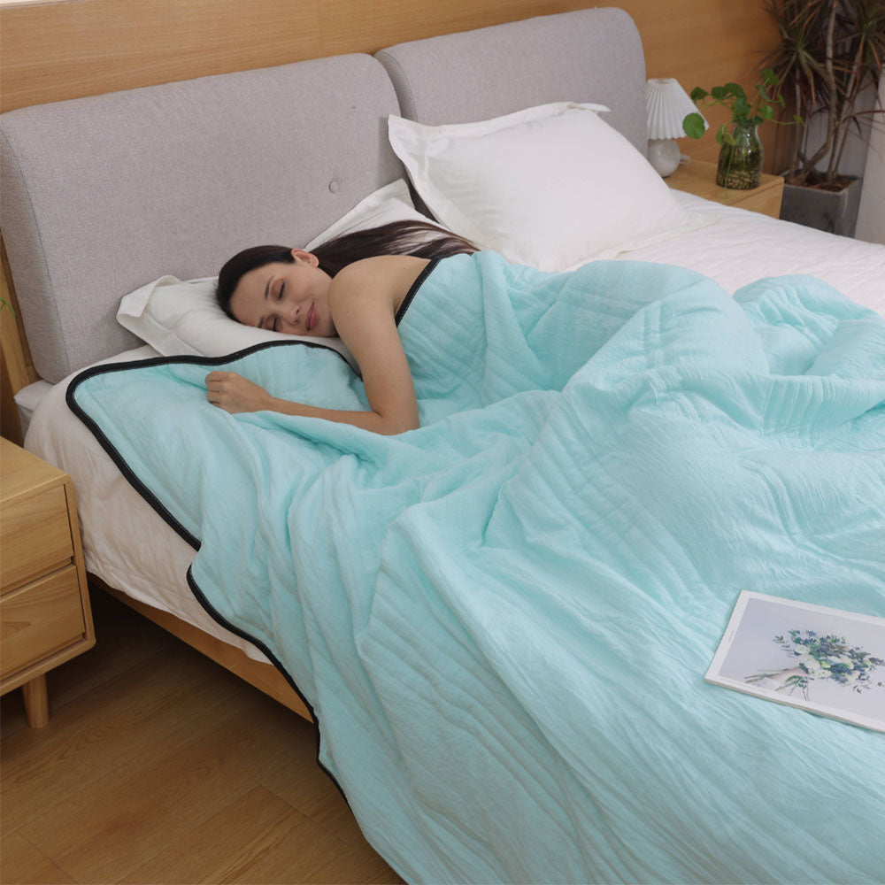 150X200cm Summer Blanket Washed Cotton Breathable Single Air-Conditioning Quilt