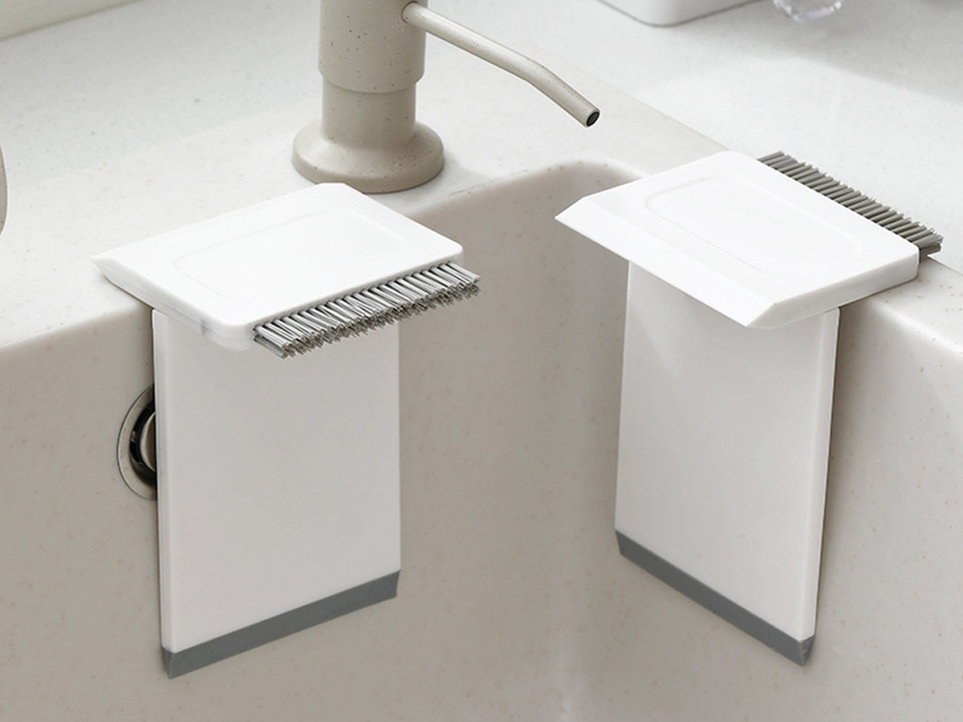 Kitchen Sink Squeegee Sink Brushes Countertop Cleaning Brush Gap Brush