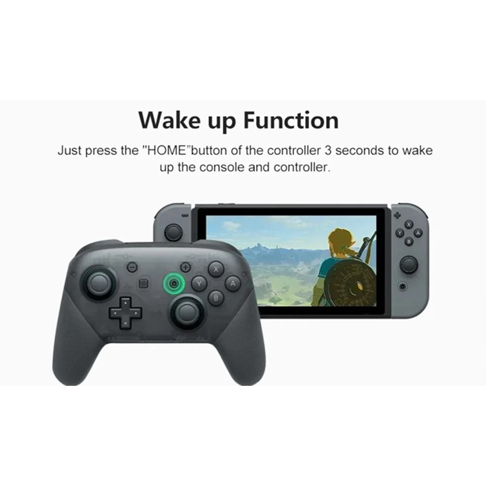 Wireless Gamepad Controller for Nintendo Joy-Con and Switch Pro with Wake-up and HD Vibration