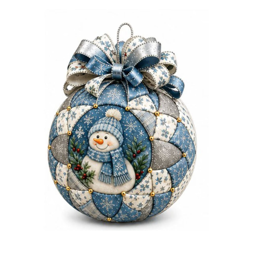 Adult Christmas Patchwork Ball DIY Ornament Craft Kit